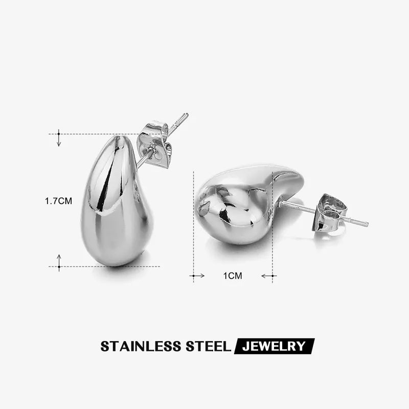 Aretes Ear Drop Med y Chicos - Oro o plata