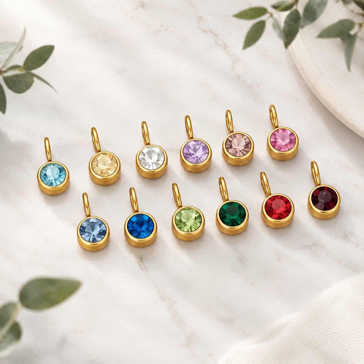 Charm Golden Birthmonth