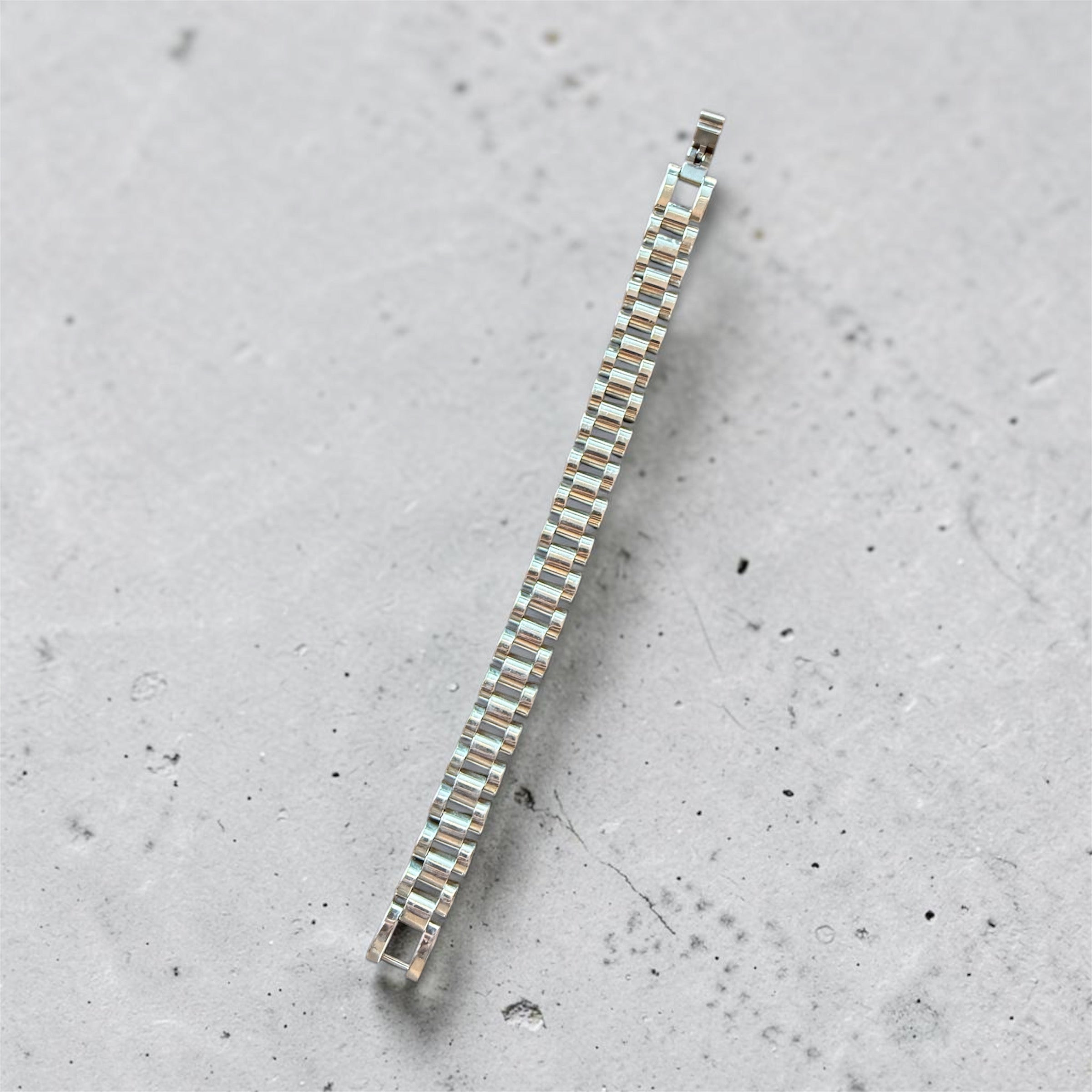 Pulsera tipo Rolex plateado - chica
