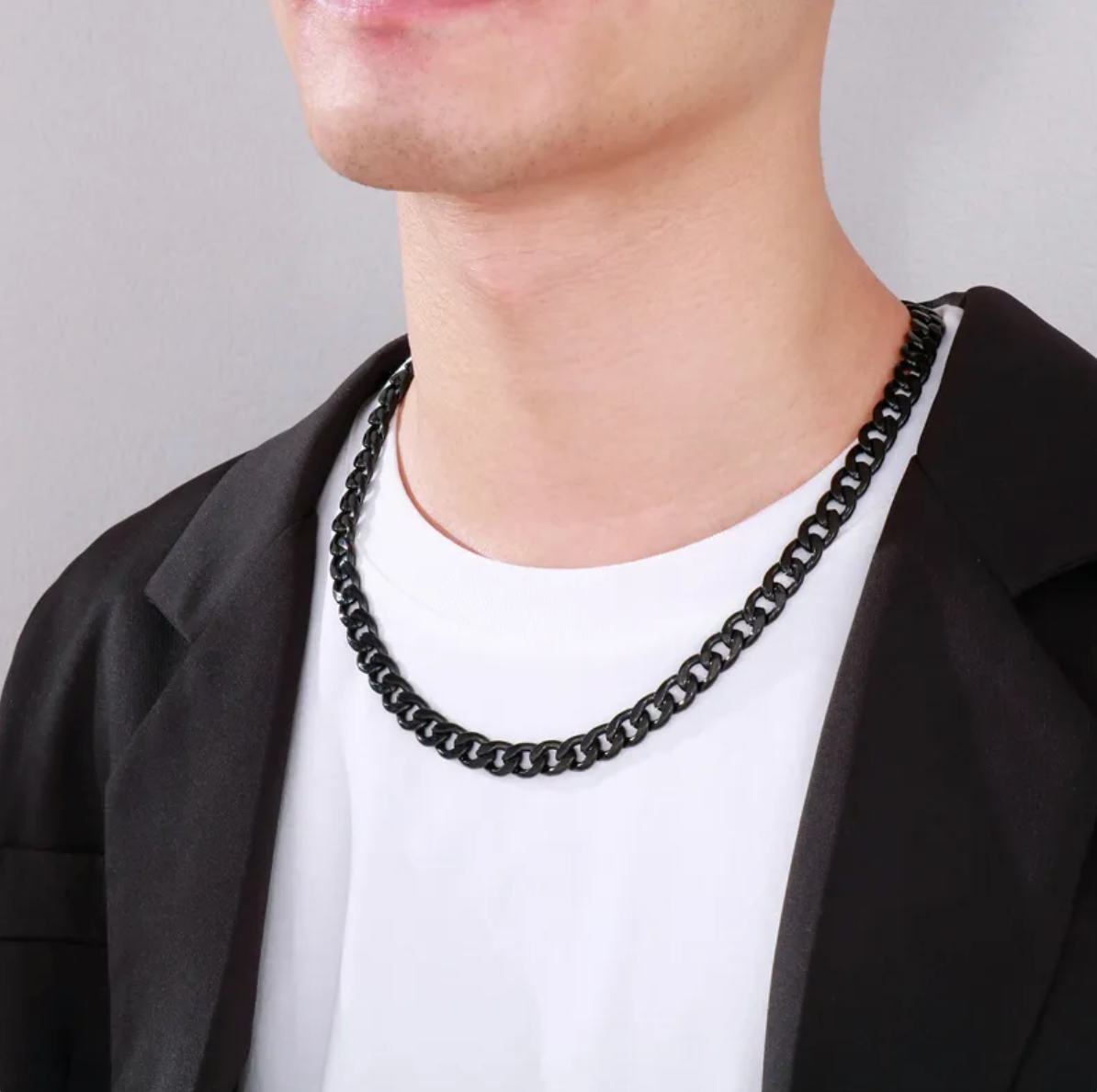 HIM - Collar Cadena extra Chunky (Oro, Plata o Negro)