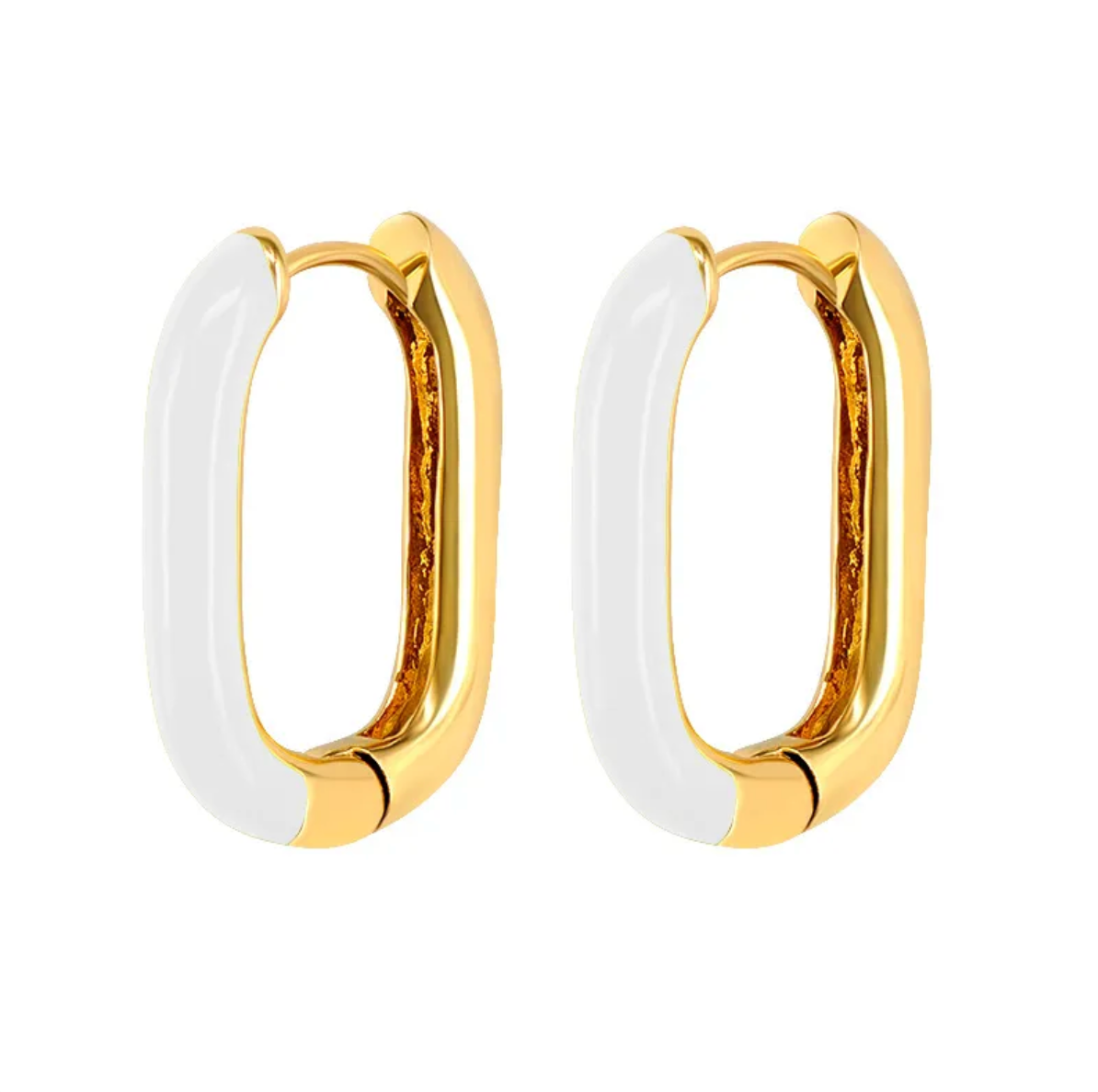 Mini Hoops White.Co U shape