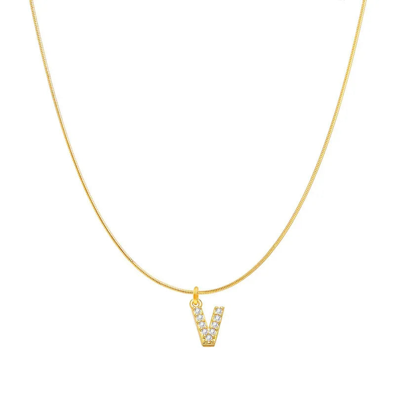 Chocker con letra colgante - TENEMOS INIDICIALES
