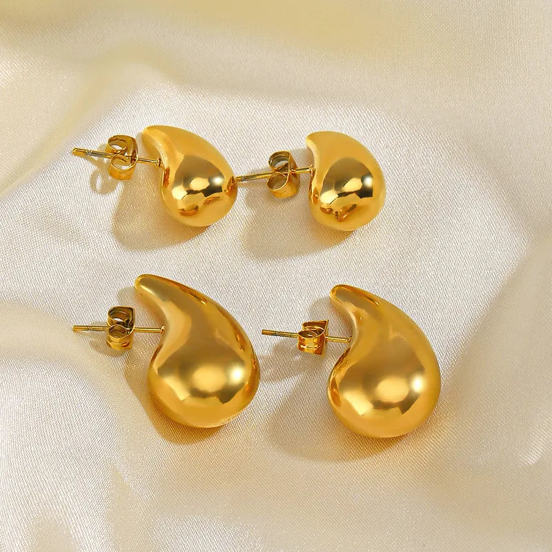 Aretes Ear Drop Med y Chicos -  Oro o plata