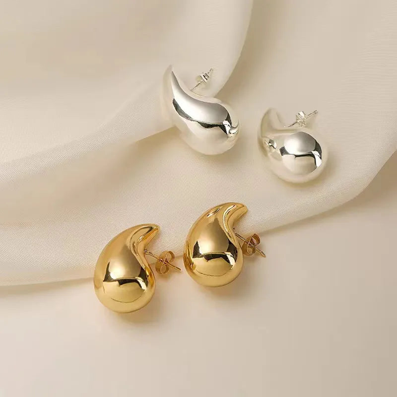 Aretes Ear Drop Grande - Oro o plata