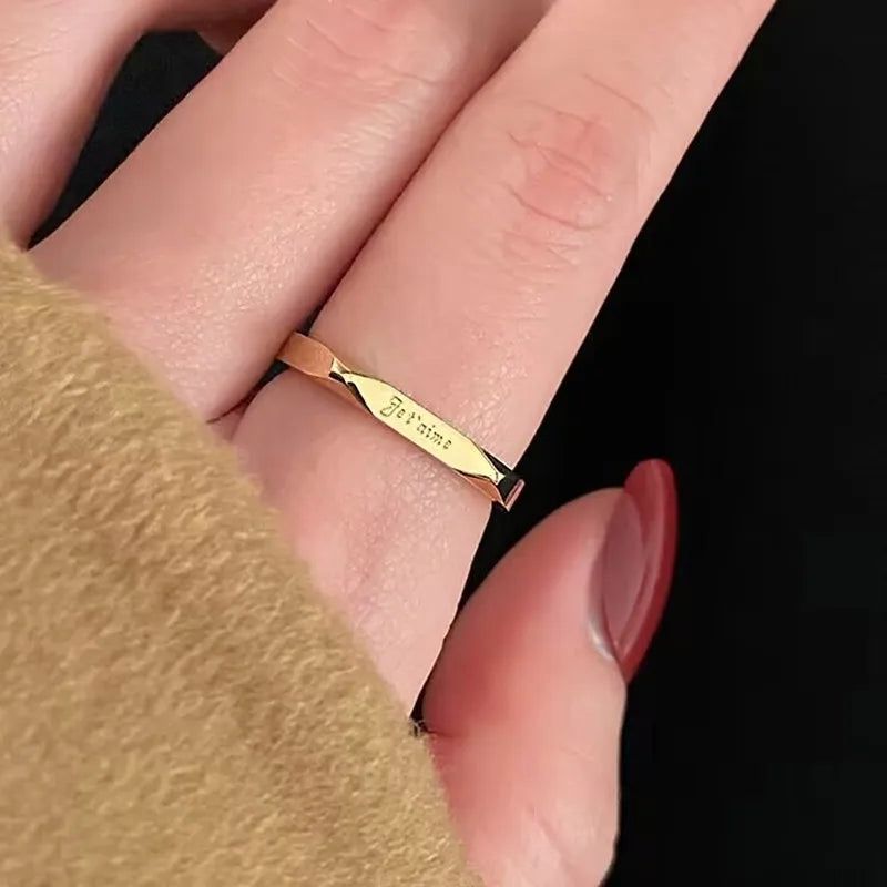 Anillo Jet Aime Oro o Plata