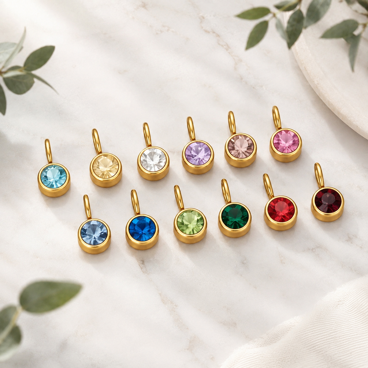 Charm Golden Birthmonth
