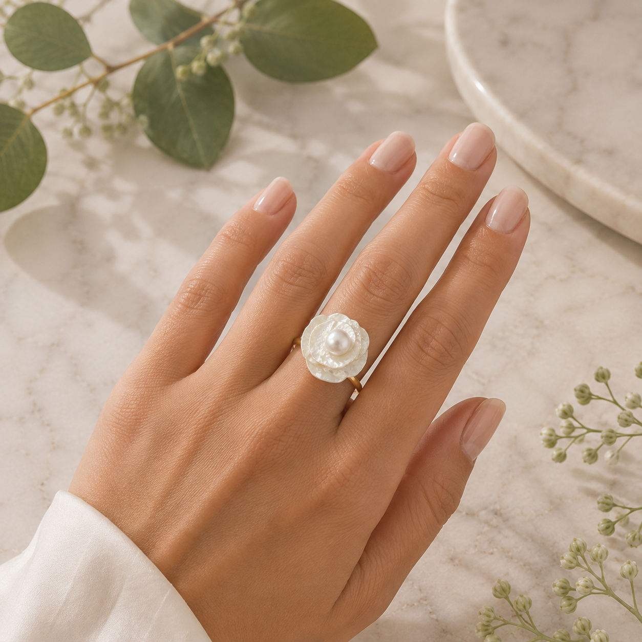 Anillo Flor de Nácar