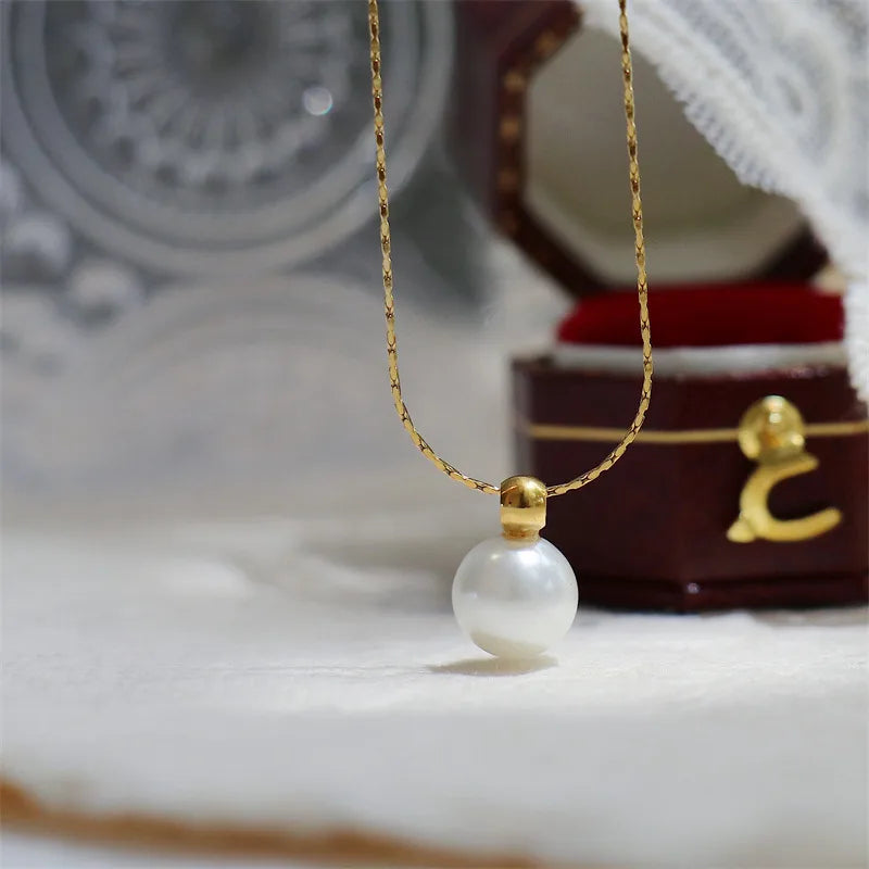 Collar Hanging Pearl