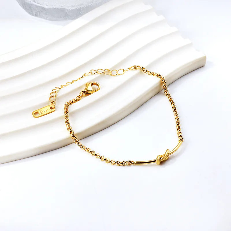 Pulsera Nudo marinero oro