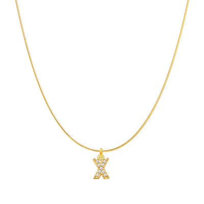 Chocker con letra colgante - TENEMOS INIDICIALES