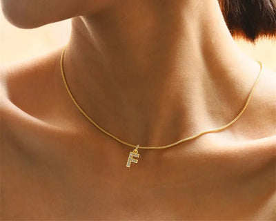 Chocker con letra colgante - TENEMOS INIDICIALES