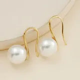 Aretes Clasic Hanging pearl