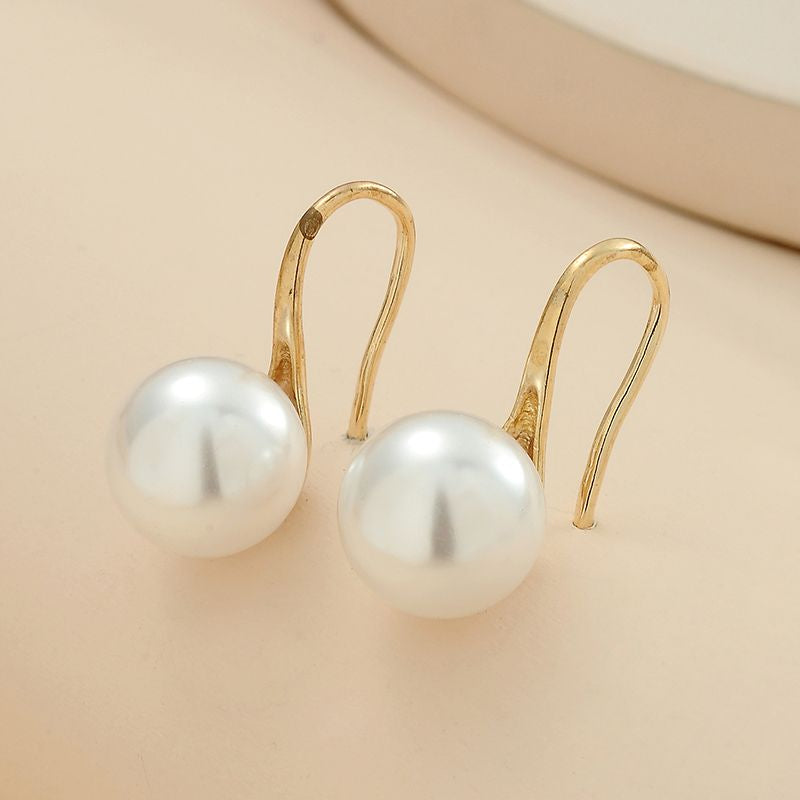 Aretes Clasic Hanging pearl