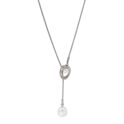 Collar Largo Hanging Pearl