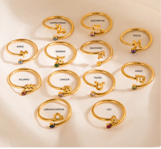 Anillo Signo de Zodiaco