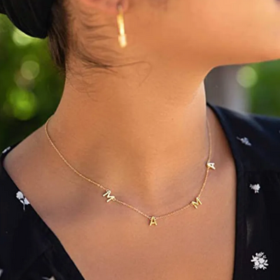 Collar MAMA Oro y Plata