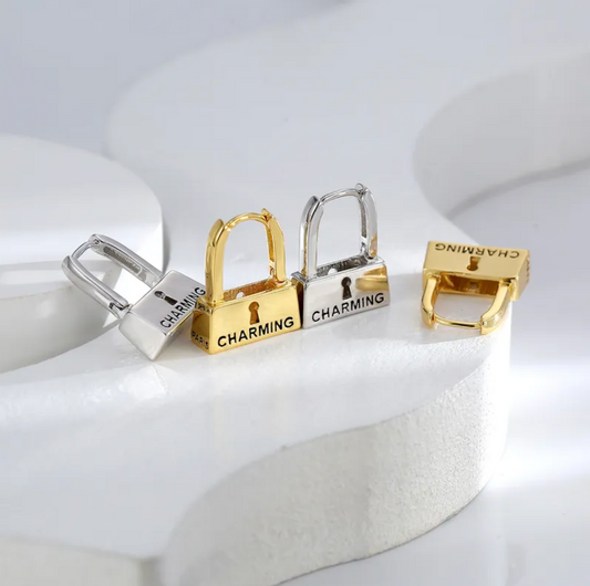 Hoops de Candado Charming Oro o Plata