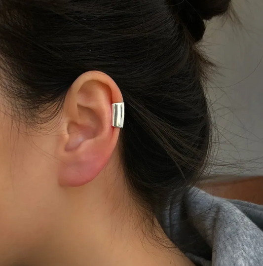EarCuff Tubo Plata (Unisex)