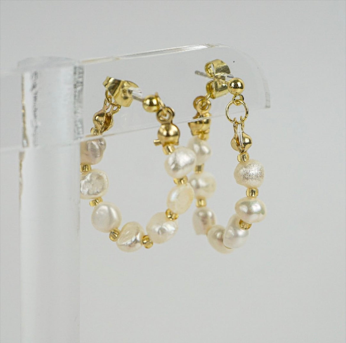 Aretes Perlas naturlaes