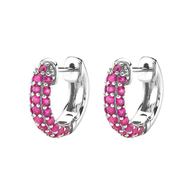 Mini Hoops Pink.Co Churumbela Redonda Oro o Plata