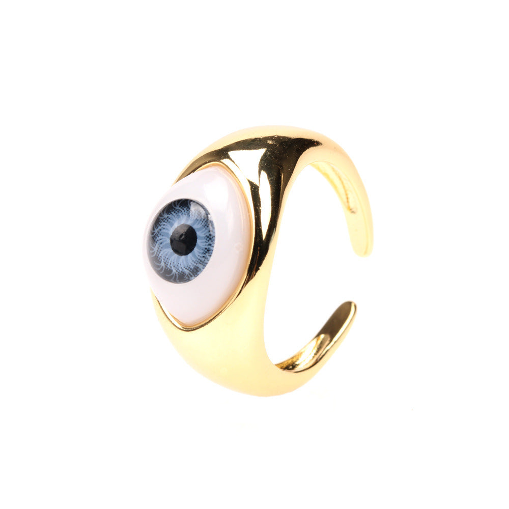 Anillo ajustable Ojo Turco Chunky