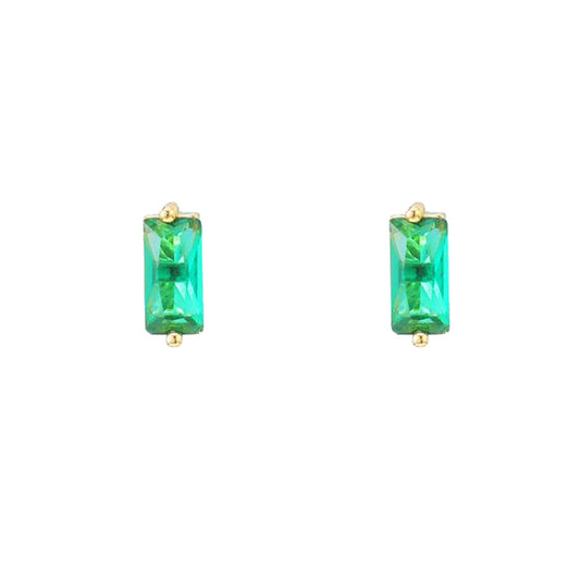 Stud green rectangle (RECTANGULO MINI VERDE)