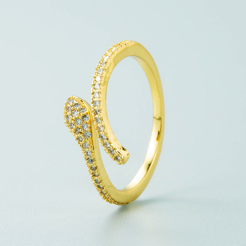 Anillo Snake Brillos