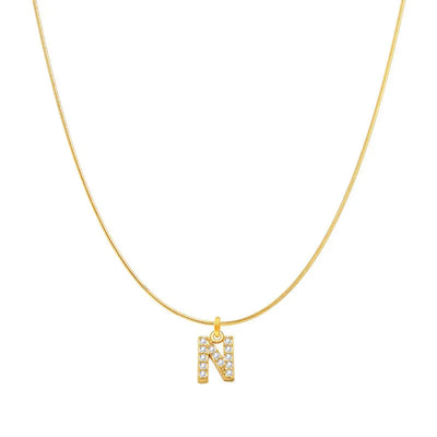 Chocker con letra colgante - TENEMOS INIDICIALES