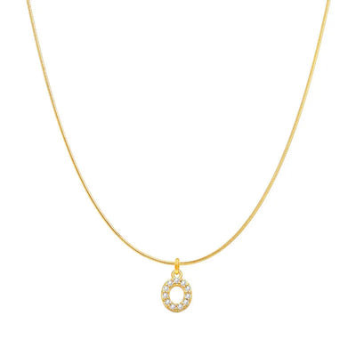 Chocker con letra colgante - TENEMOS INIDICIALES
