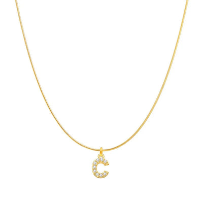Chocker con letra colgante - TENEMOS INIDICIALES
