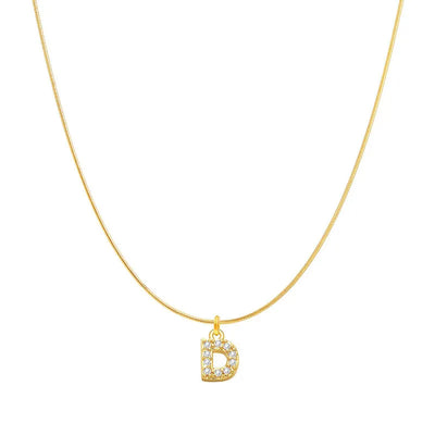 Chocker con letra colgante - TENEMOS INIDICIALES