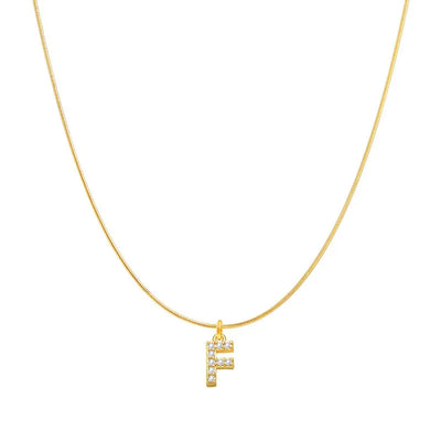 Chocker con letra colgante - TENEMOS INIDICIALES